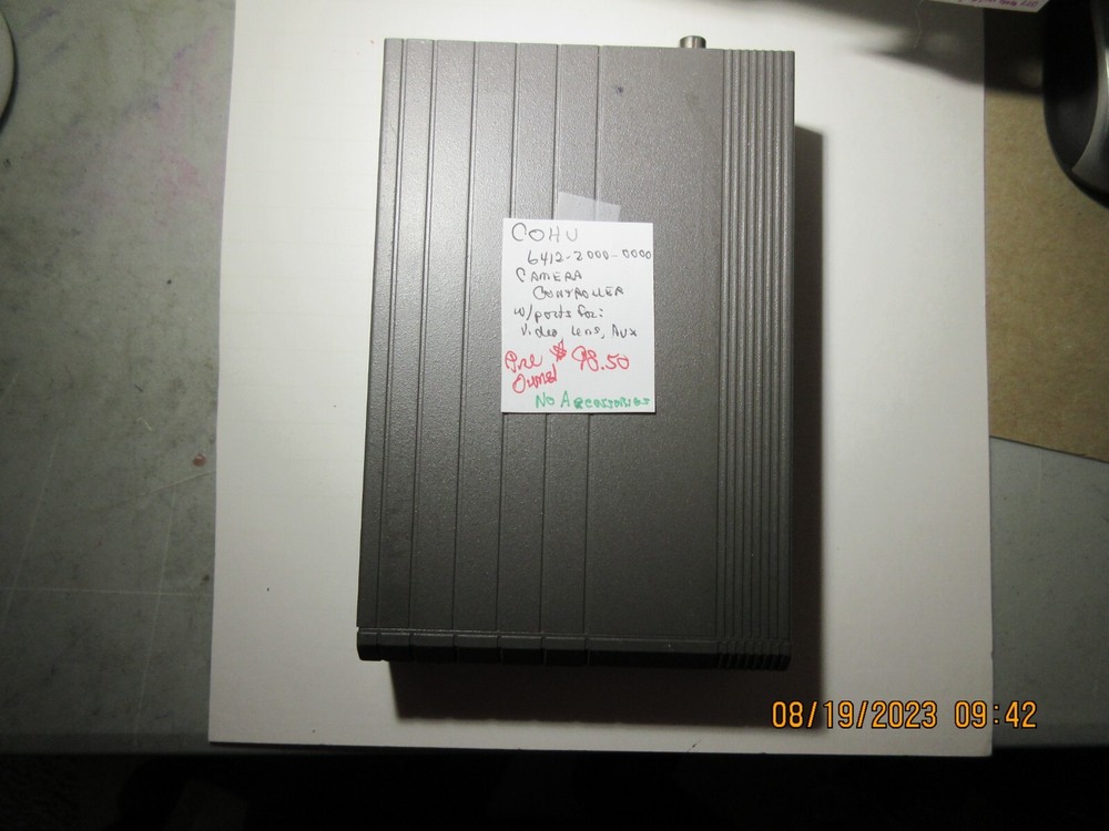 COHU CAMERA CONTROLLER 6412-2000-0000, PRE OWNED, USED