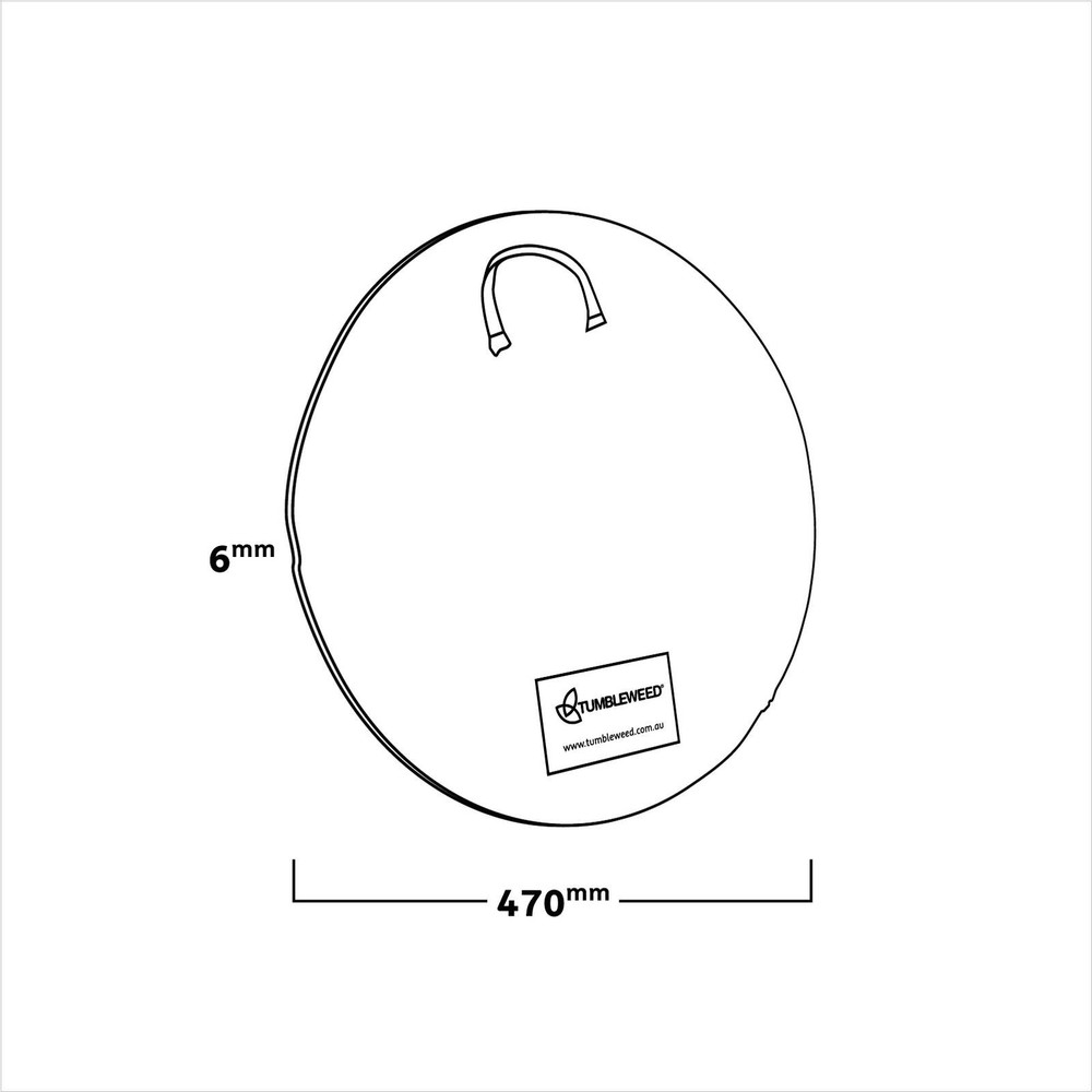 2x Tumbleweed Round Worm Blanket