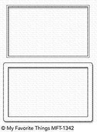 Die-namics MFT-1342 Large Rectangle Shaker Window & Frame