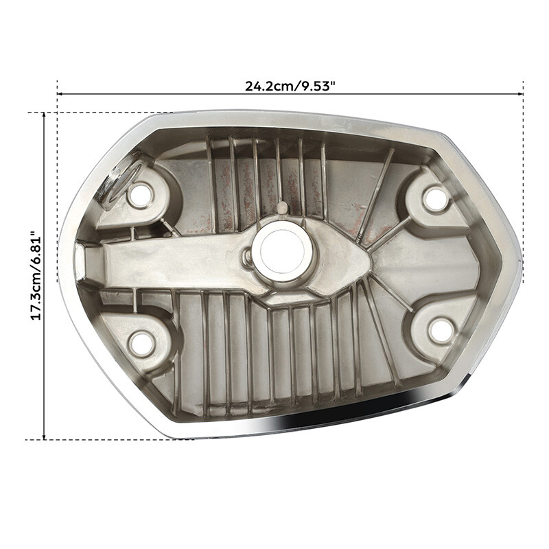 Pair Cylinder Head Cover Crankcase Fit For BMW R1200R 2005-10 BMW R1200GS 05-09