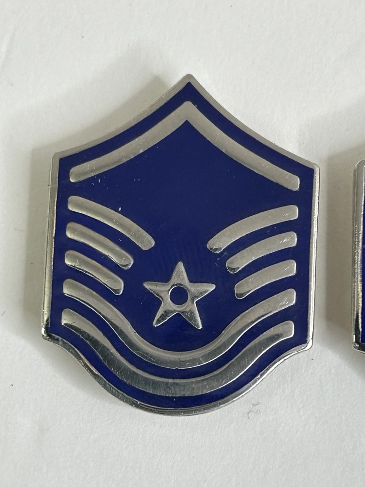 US Air Force Master Sergeant Rank Pins