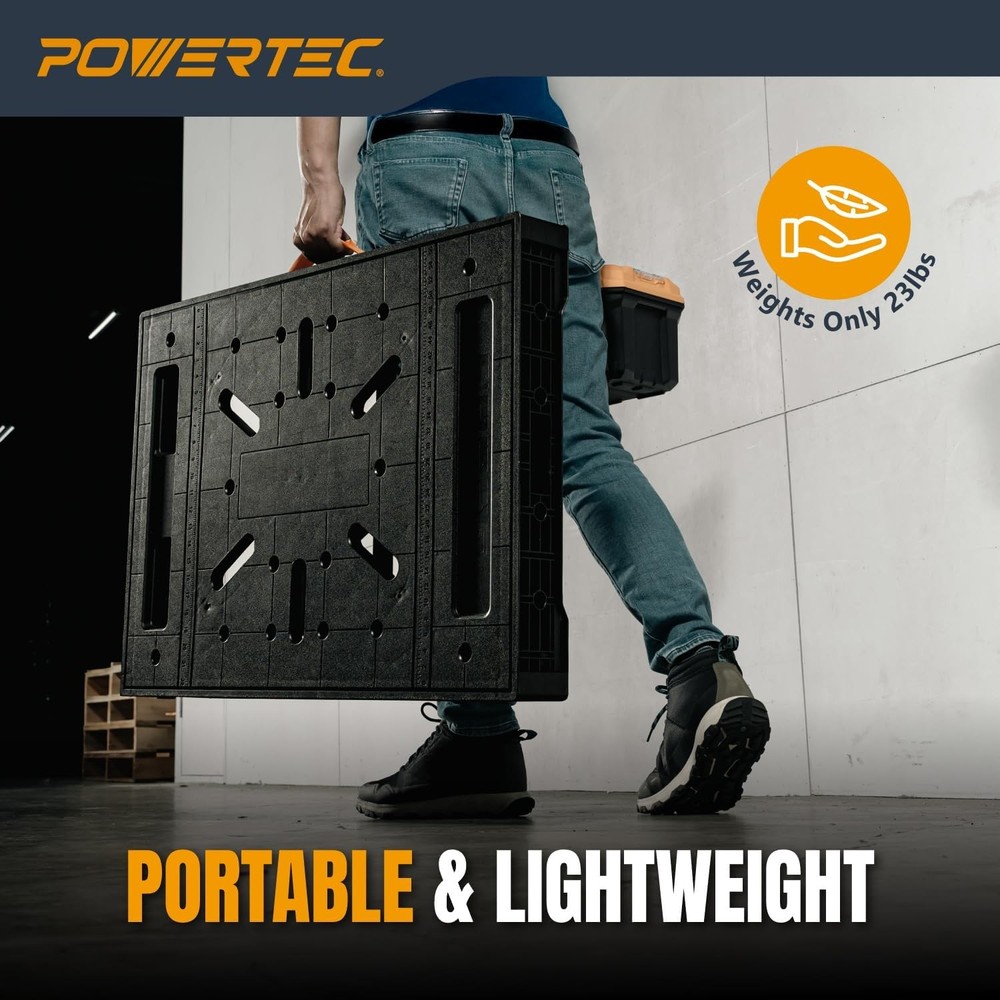 POWERTEC Portable Folding Worktable – Portable Folding Worktable (UT1014)