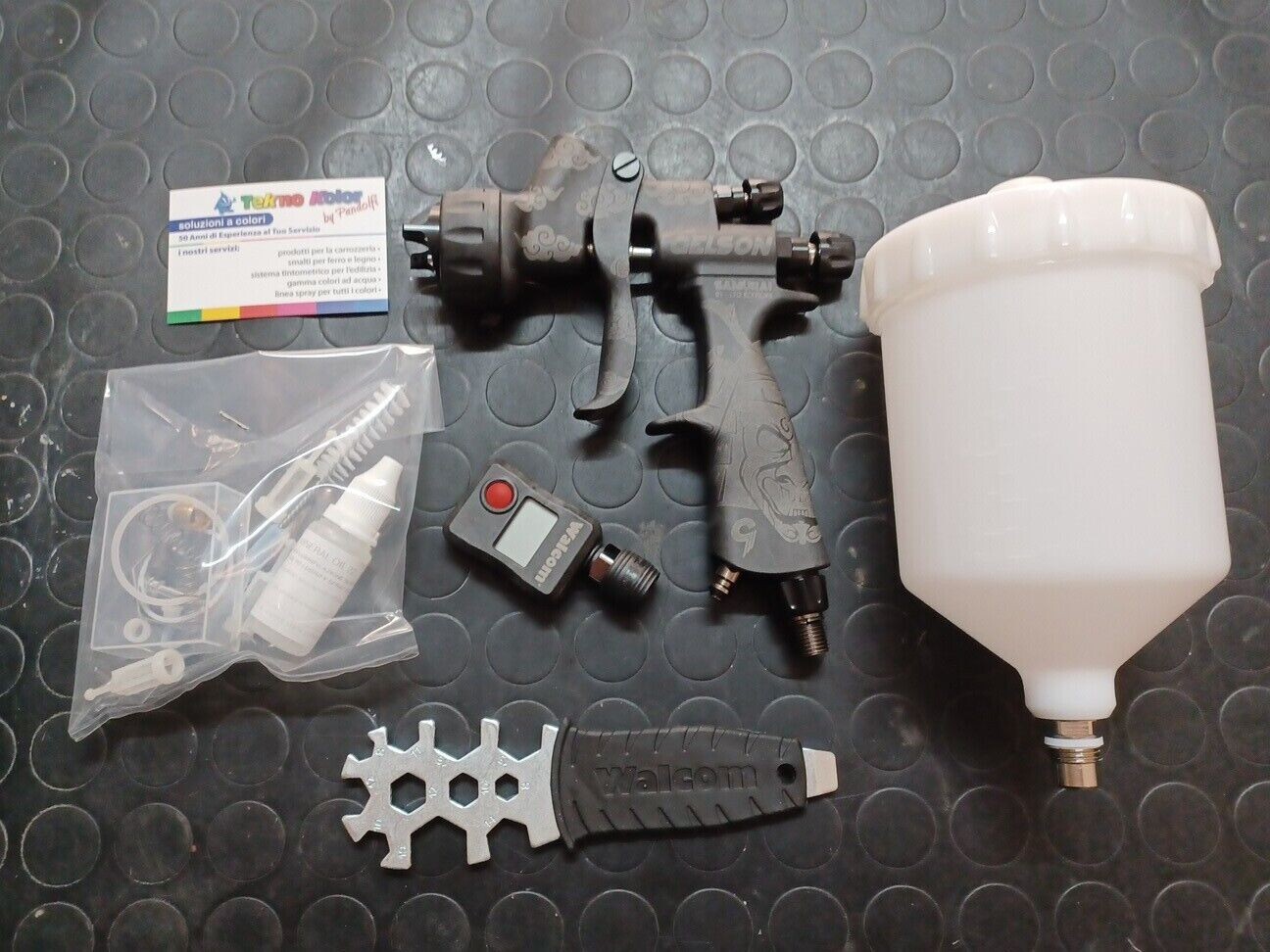 SPRAY GUN Genesi Carbonio 360 EVO HALO Clear 1,3 "SAMURAI LTD EDITION" - WALCOM