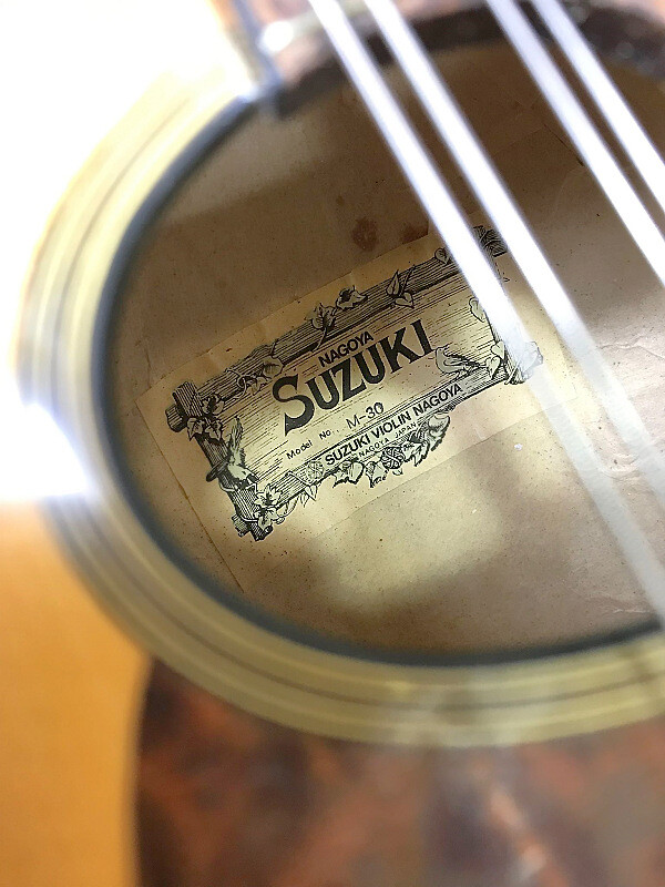 Japan NAGOYA Suzuki M30 Solid Spruce top Solid Maple Bowl back Mandolin OJMN377
