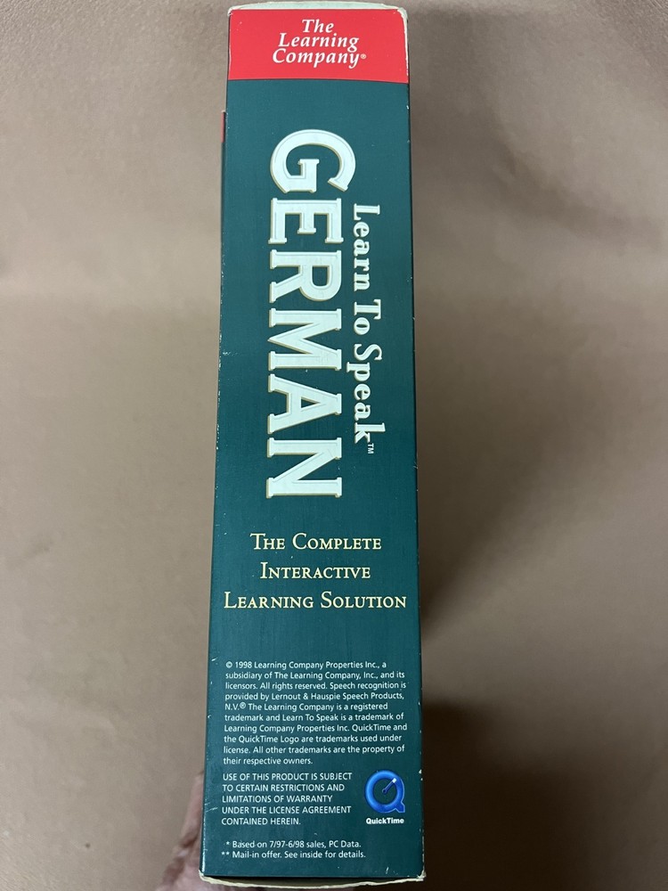 Learn to Speak German Complete Interactive Course - New Factory Sealed