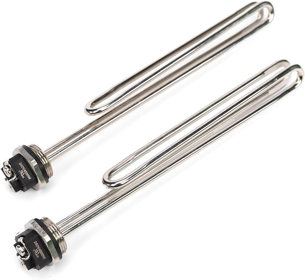 Water Heater Element 4500W,Screw-in,Foldback Type 02582 Silver