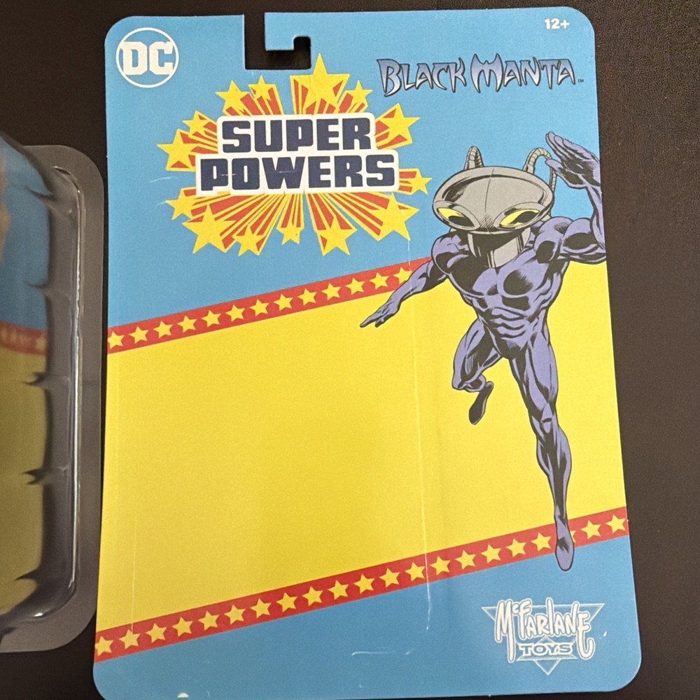 DC Direct SUPER POWERS McFarlane BLACK MANTA ACTION FIGURE Kenner Variant