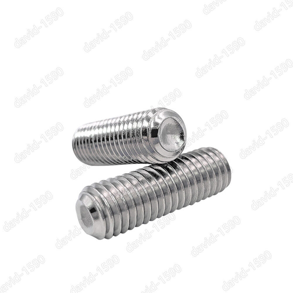 304 Stainless Steel Hex Socket Set Screw Cup Point Grub Screws 2# 4# 5# 6# 8#