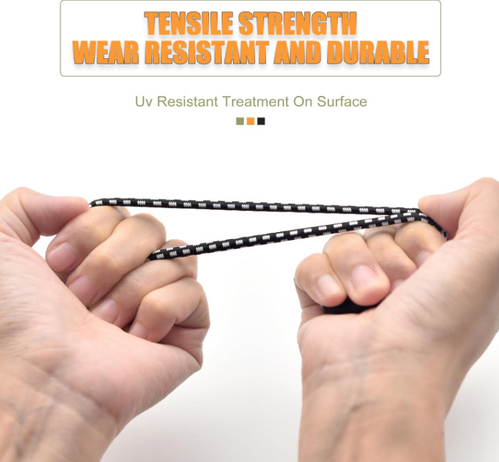 30 Pack Ball Bungee Cord, 6 Inch Heavy Duty Bungie Cord Balls Canopy Tarp Tie do