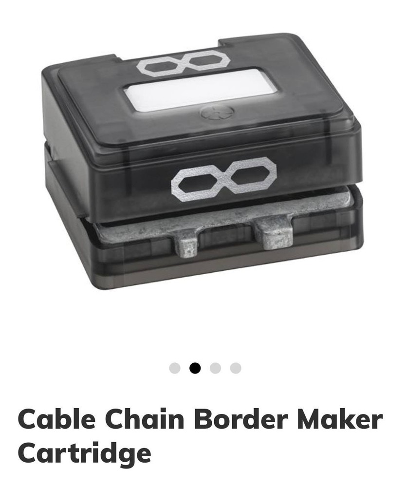 Creative Memories Cable Chain Border Maker Cartridge