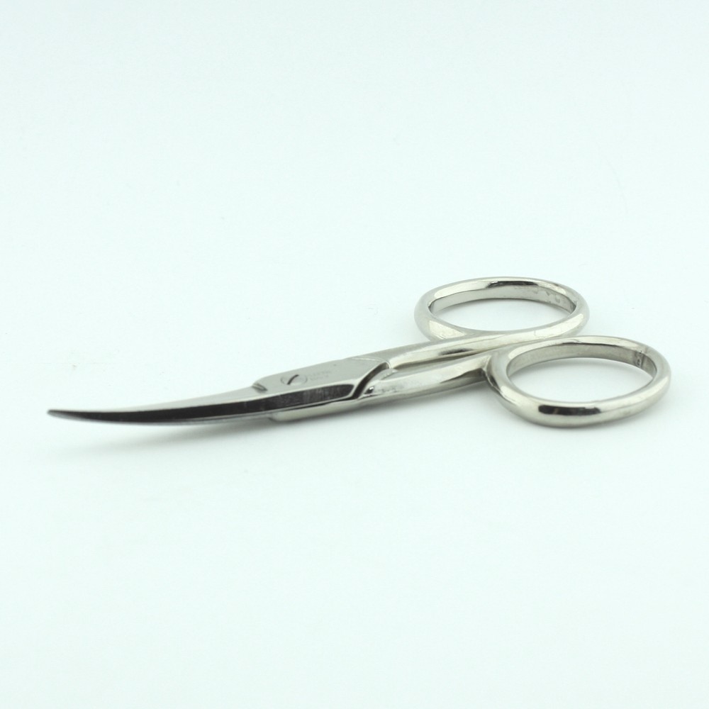 4" Large Ring Curved Blade Applique Scissors / Embroidery Scissors