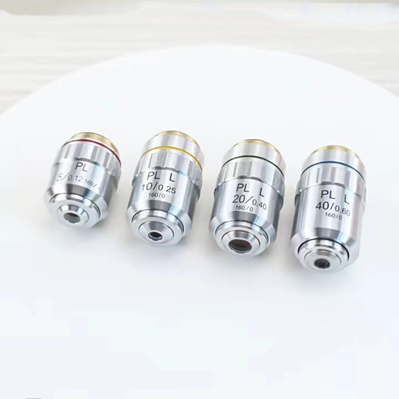 5X -100x Metallurgical plan Achromatic Lab Metallographic Microscope Objective