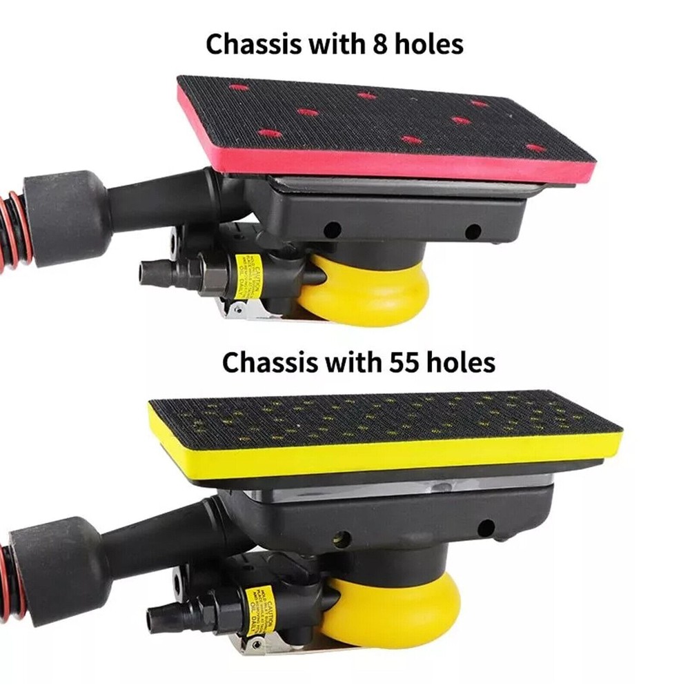 New Pneumatic Orbital Rectangular Air Sander Pad Grinder Polisher Sanding Tools
