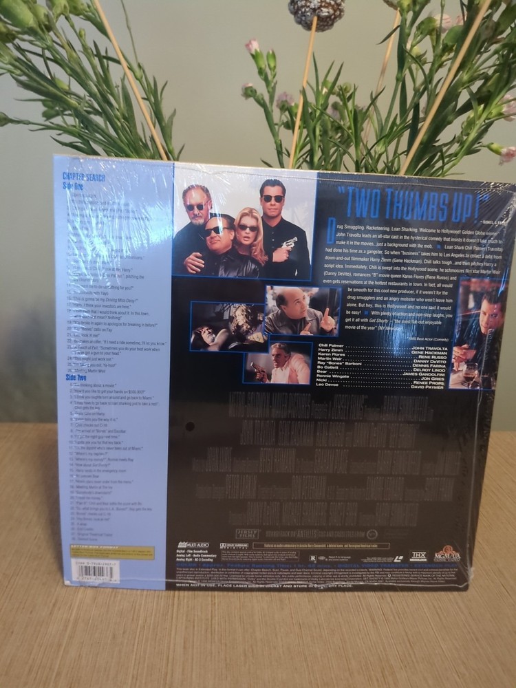 LASERDISC NTSC - GET SHORTY. FREE POST