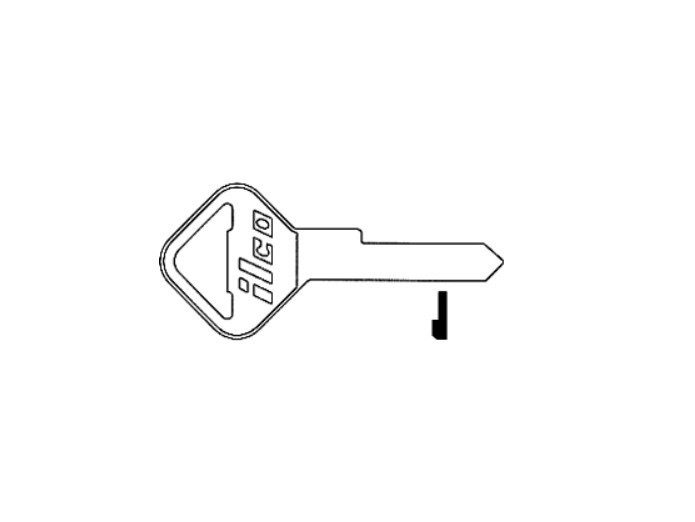 Ilco 1125K Key Blank uncut (1 Pc)