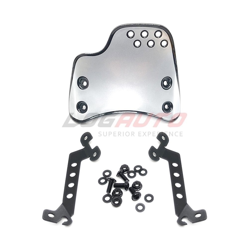 For Ducati Scrambler 15-20 Windshield Windscreen with Bracket Wind Screen Silver