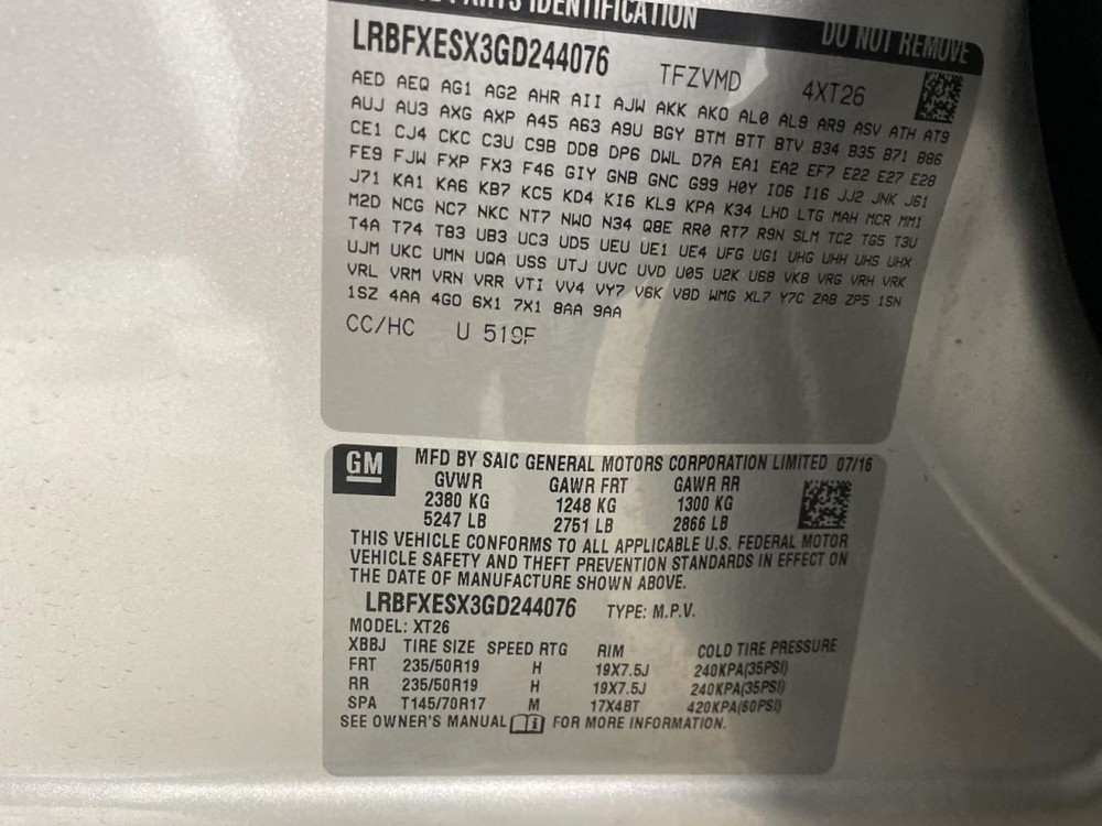 Complete Console Front Fits 16 ENVISION 963761