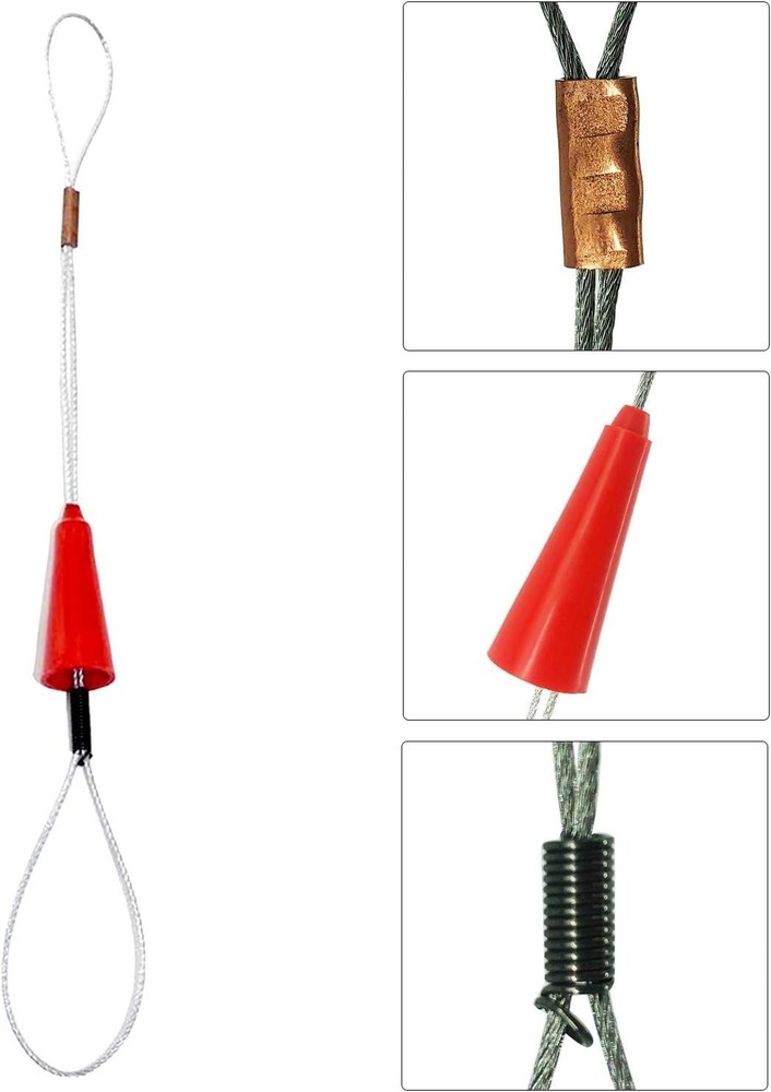 10M Fish Tape Cable Puller Kit - Lightweight Guide for Smooth Wiring Tasks