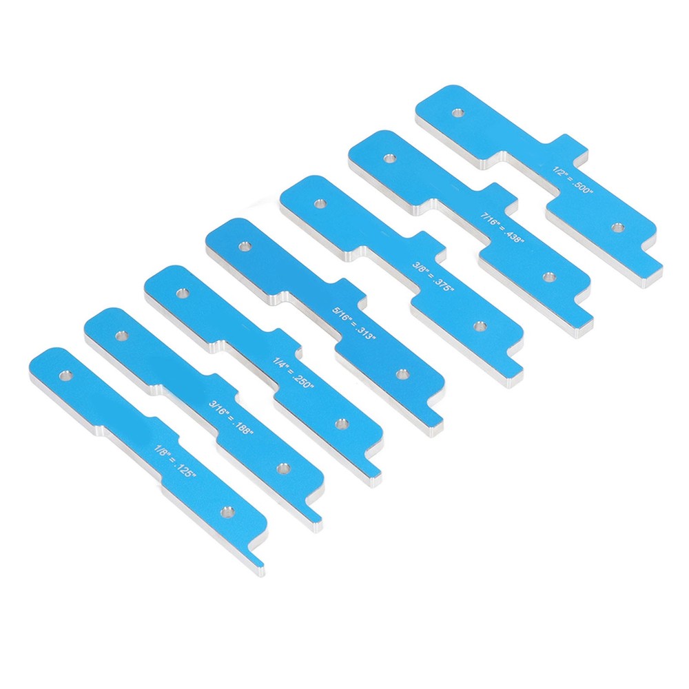 7Pcs Router Table Setup Bar Set Up Block Tool Kit For Cutting Milling