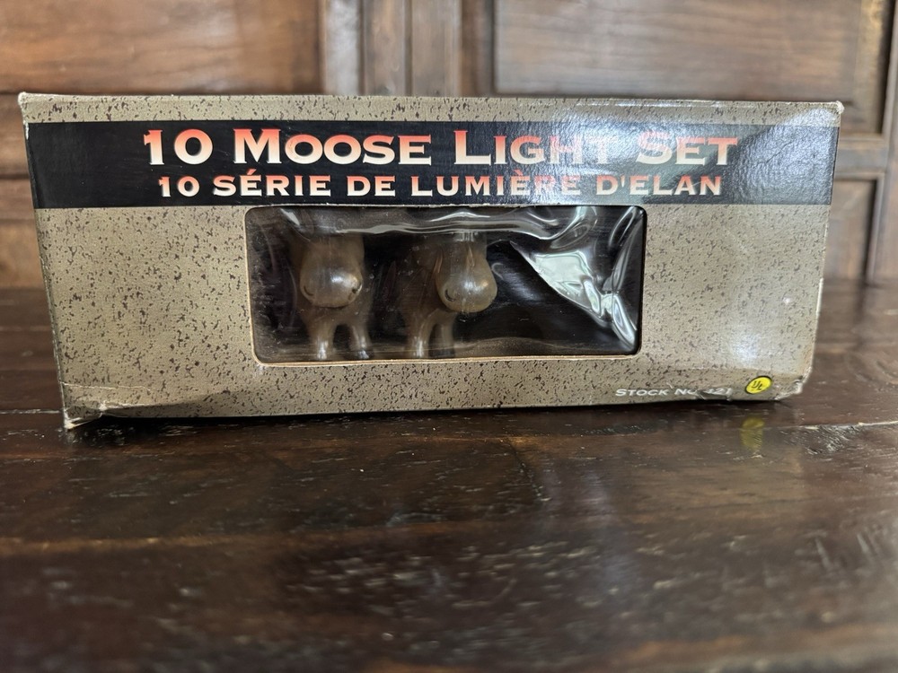 Rare Rivers Edge Moose Light Set String Lights