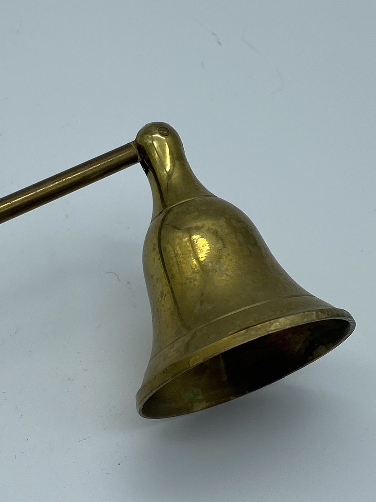 Brass Hinged Long Handled Candle Snuffer