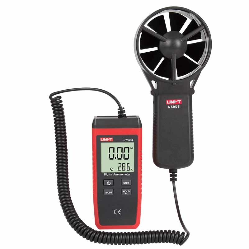 UNI-T UT363S Split Digital Anemometer Thermometer Wind Speed Temperature Tester