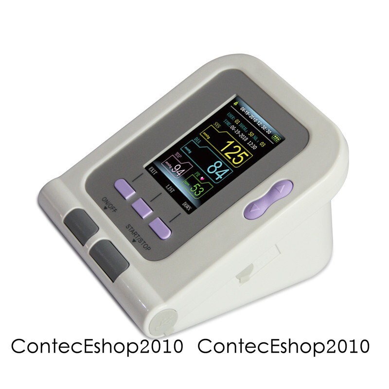 CONTEC08A Digital Blood Pressure Monitor NIBP SPO2 Adult Electronic BP Machine
