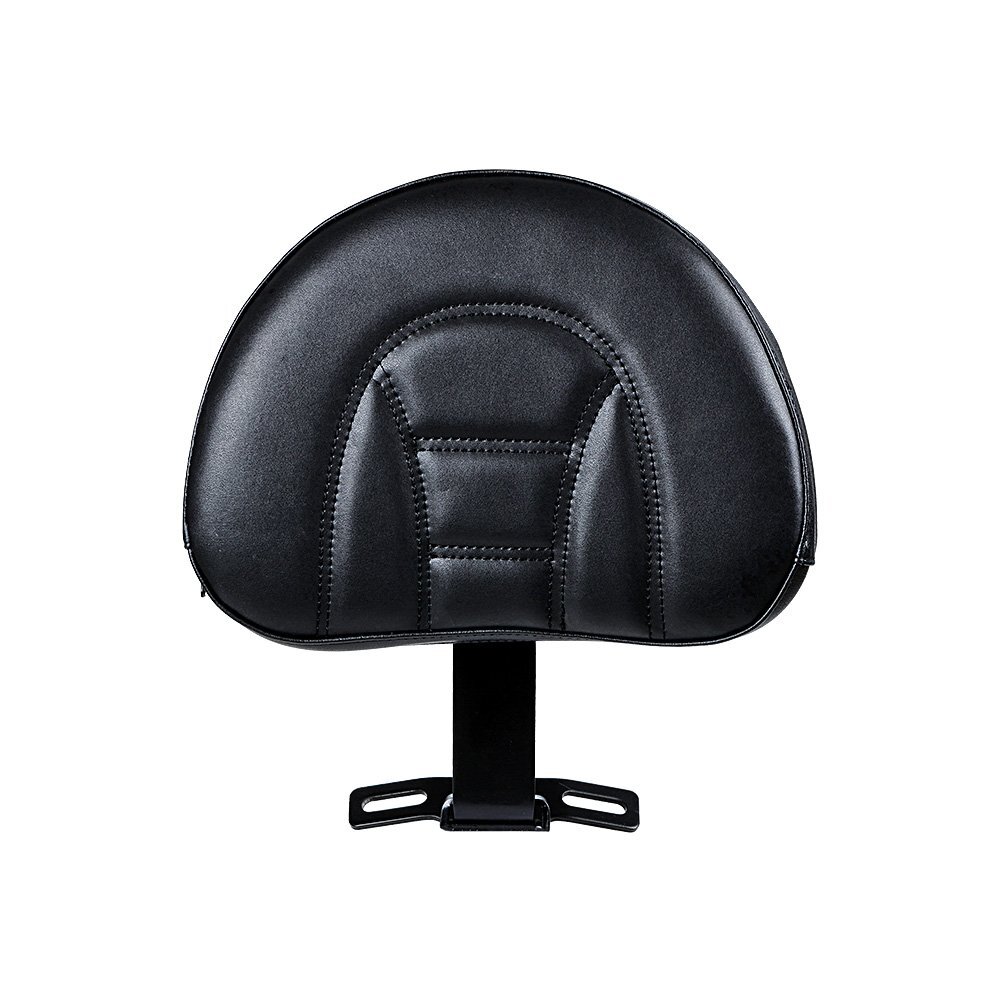 For 2007-2017 Harley Heritage Softail Adjustable Driver Rider Backrest Pad Black
