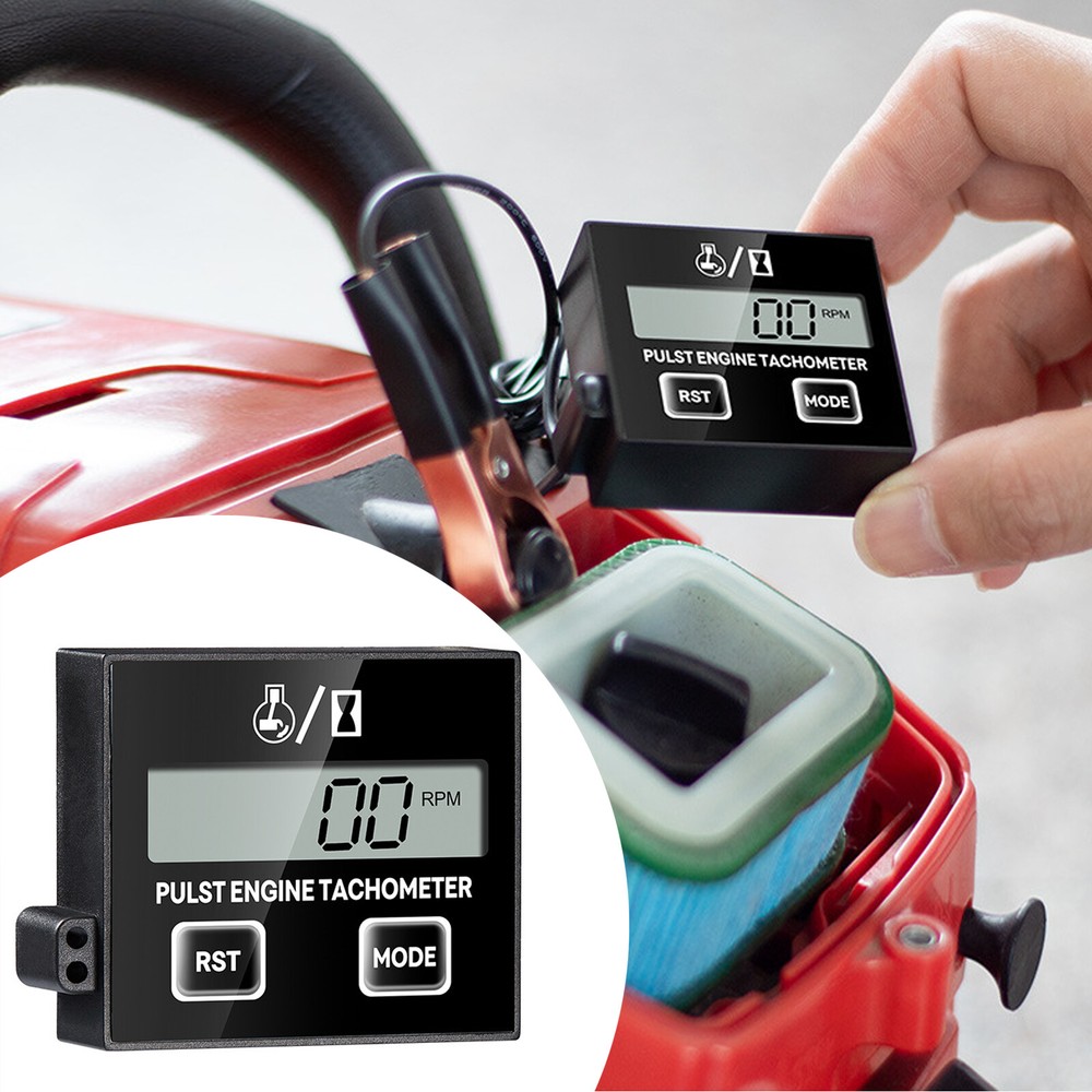 Chainsaw Tachometer Small Engine Digital Inductive RPM Tool Fits for Chainsaw