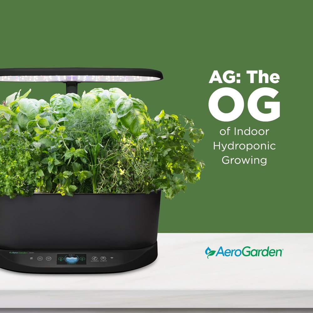 AeroGarden Bounty Black