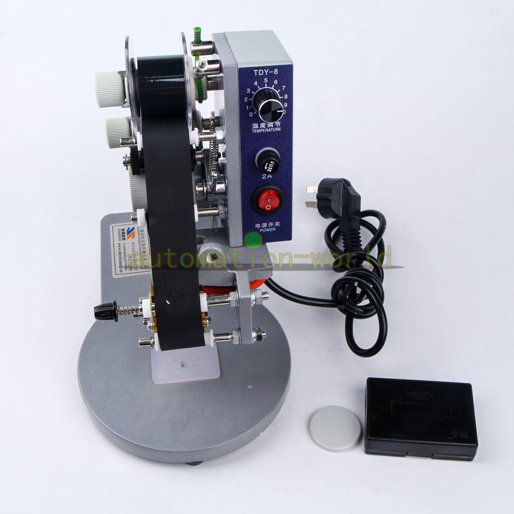 1PCS Stamping Manual Ribbon Coding Machine Date Batch Character Code and Print