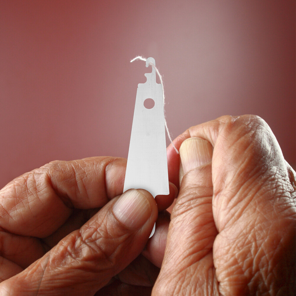 100PCS Needle Threaders DIY Threading Device Punch Threader Sewing Threader