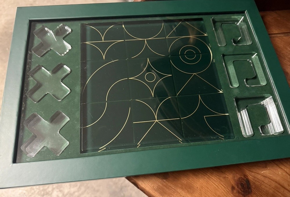 Paycom Luxury Acrylic Tic-Tac-Toe Game Set