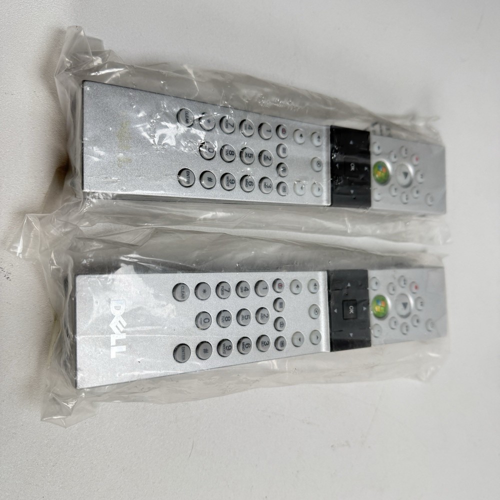 Dell Remote Control Lot Of 2 With Integrated Microsoft Windows Button
