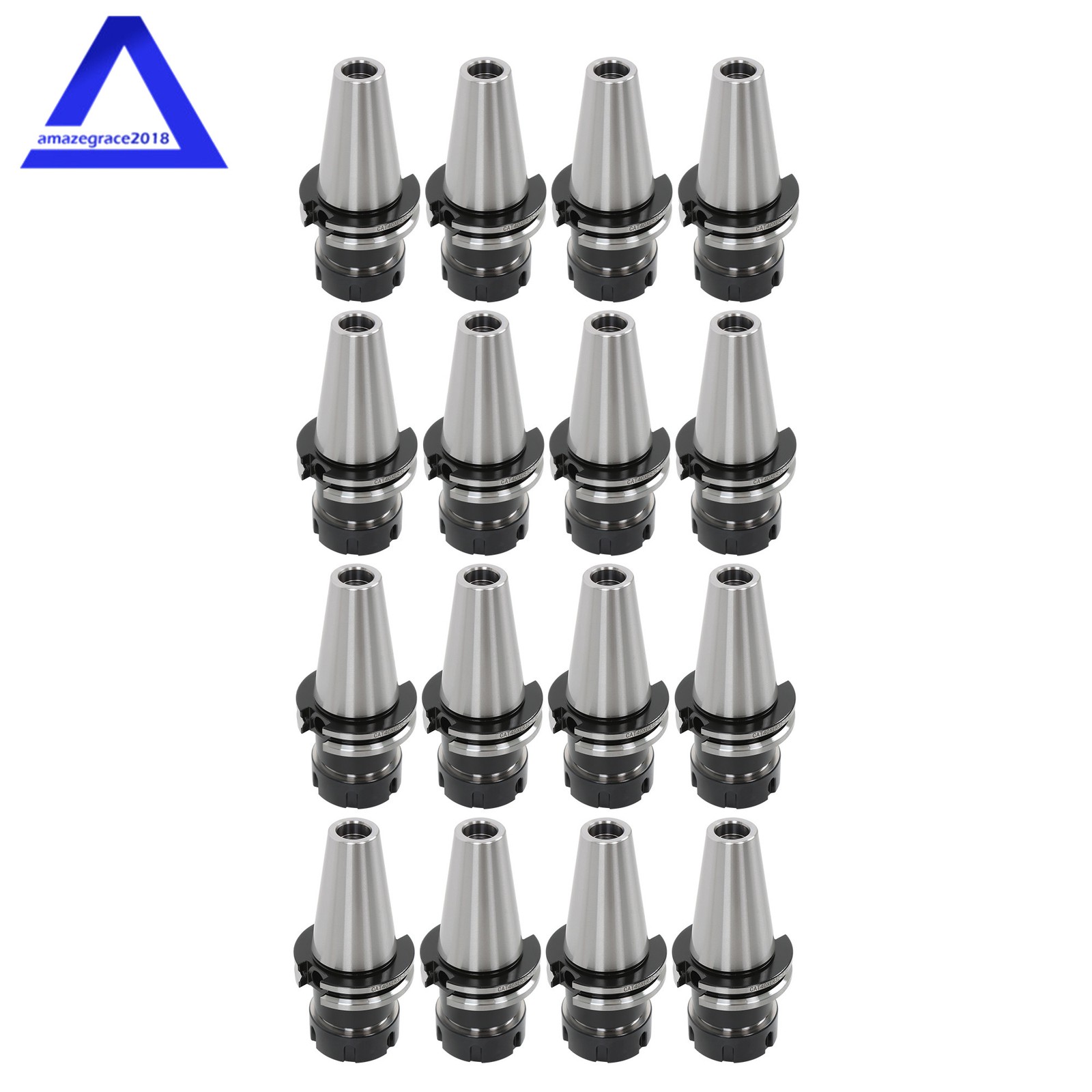16Pcs CAT40-ER32 Collet Chuck 2.76" 70mm Length Tool Holder Set