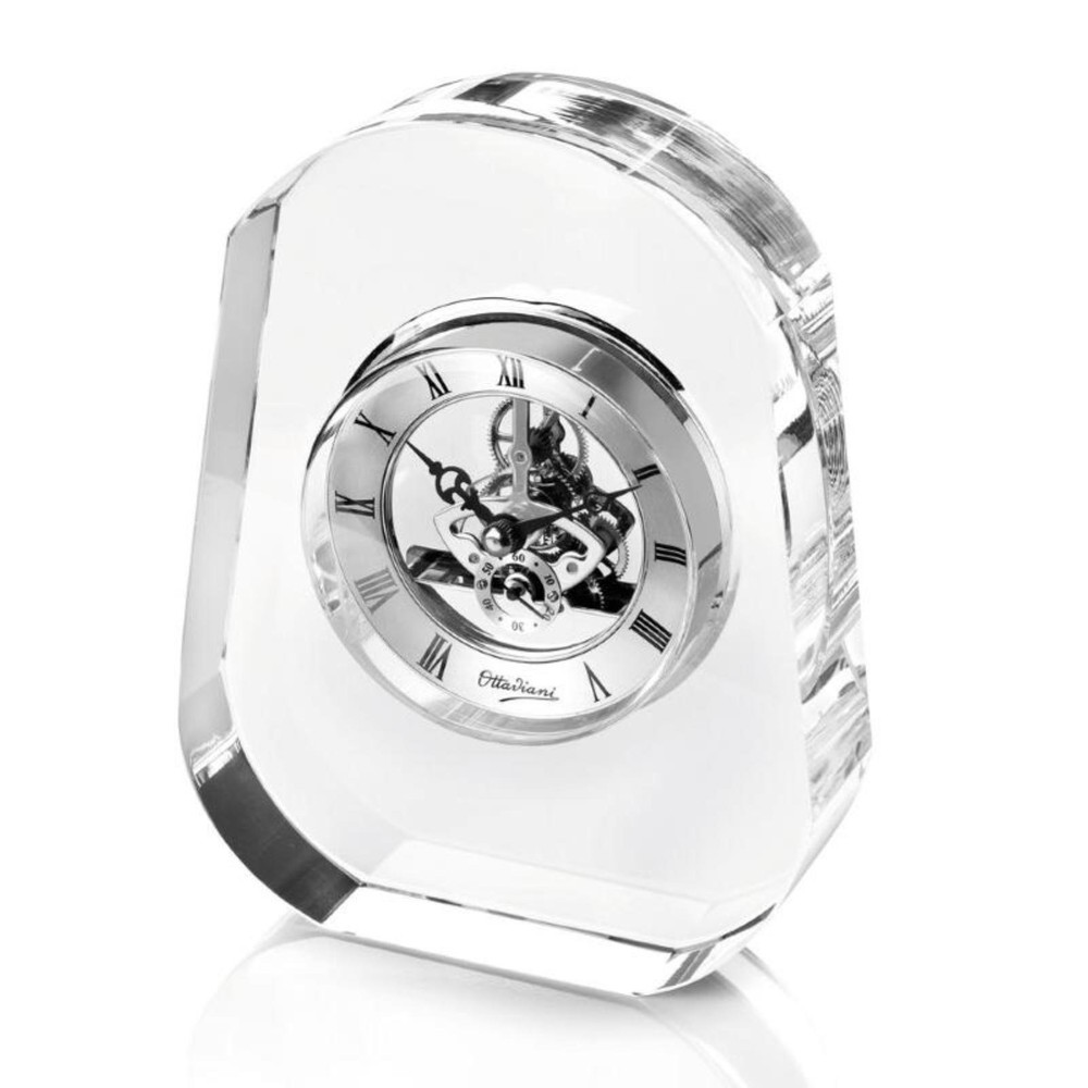 OTTAVIANI 29776 Crystal Table Clock 18.5x4x15 cm