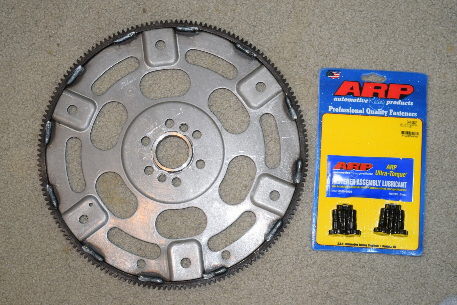 Flexplate for 4L80E, 400 with spacer & ARP bolts. LS1, LS2, LS3, LS6, LQ9, LQ4