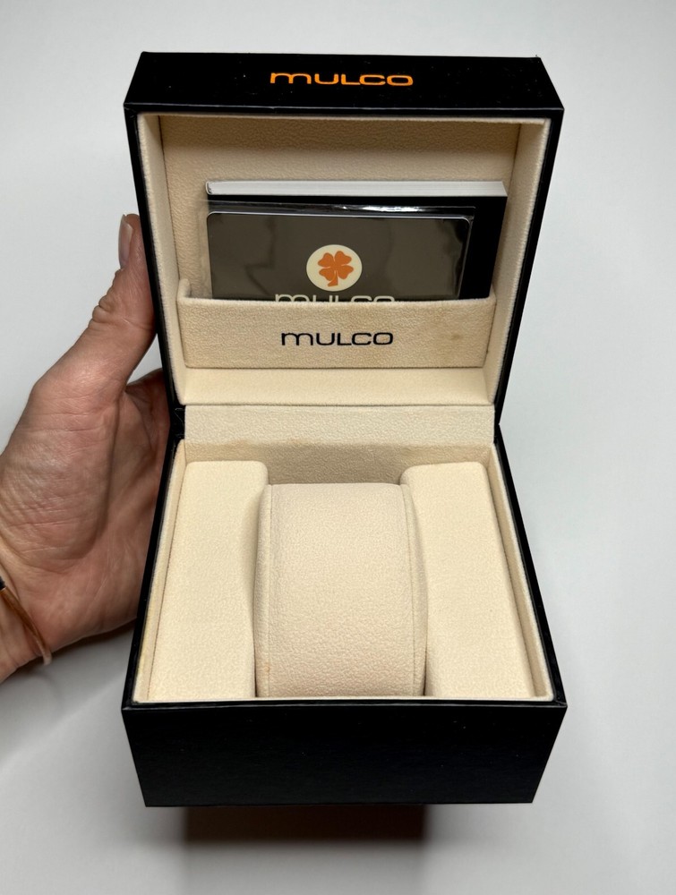 ✅ NEW AUTHENTIC MULCO WATCH EMPTY PRESENTATION DISPLAY STORAGE BOX