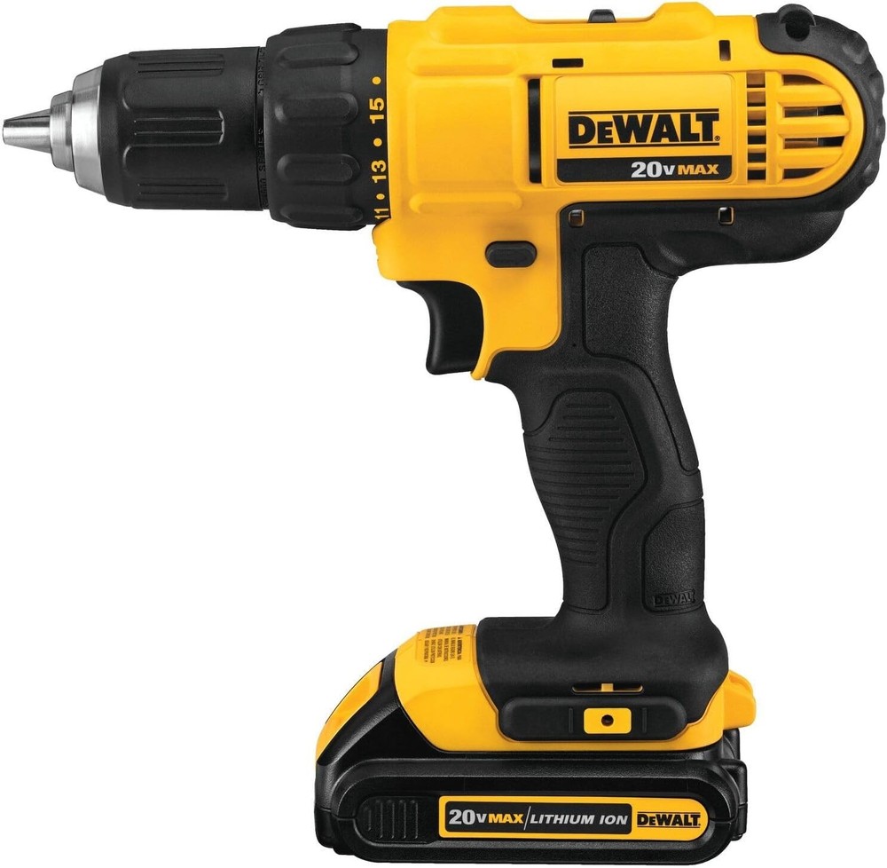 20V MAX Cordless Drill and Impact Driver, Power Tool Combo Kit , Includes 2 Batt