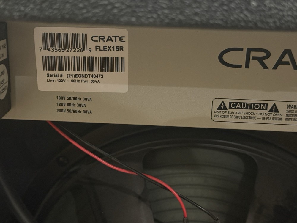 💙Crate FLEX 16R Guitar Amp Speaker Powered