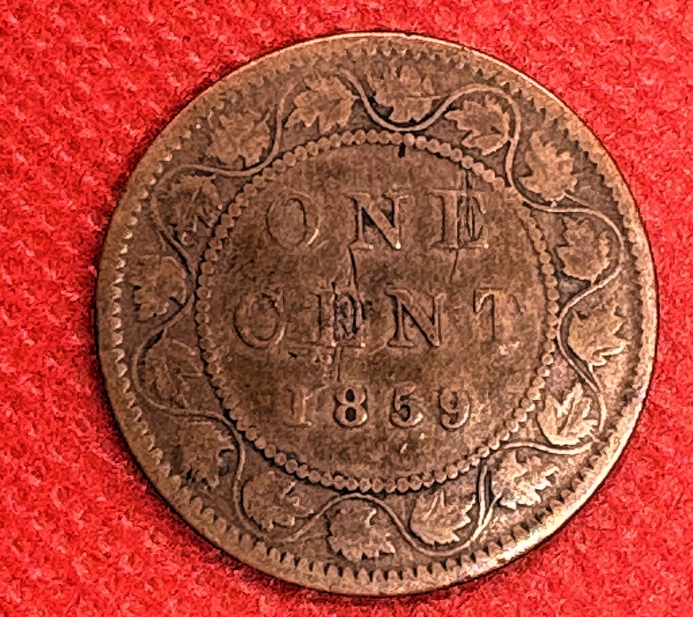 1859 CANADIAN LARGE CENT