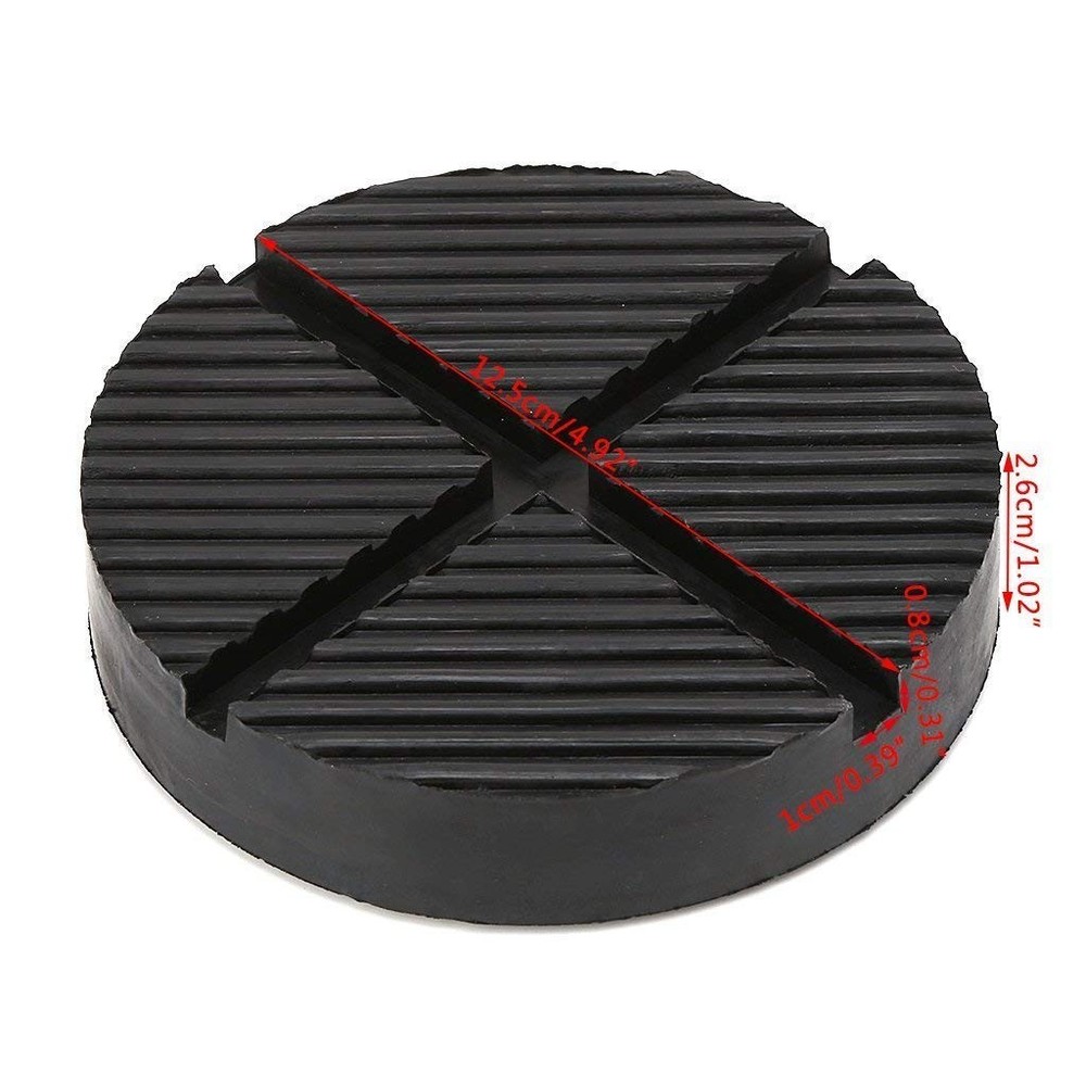 Universal Floor Jack Rubber Pad Adapter Pinch Weld Side Frame 1 Pack