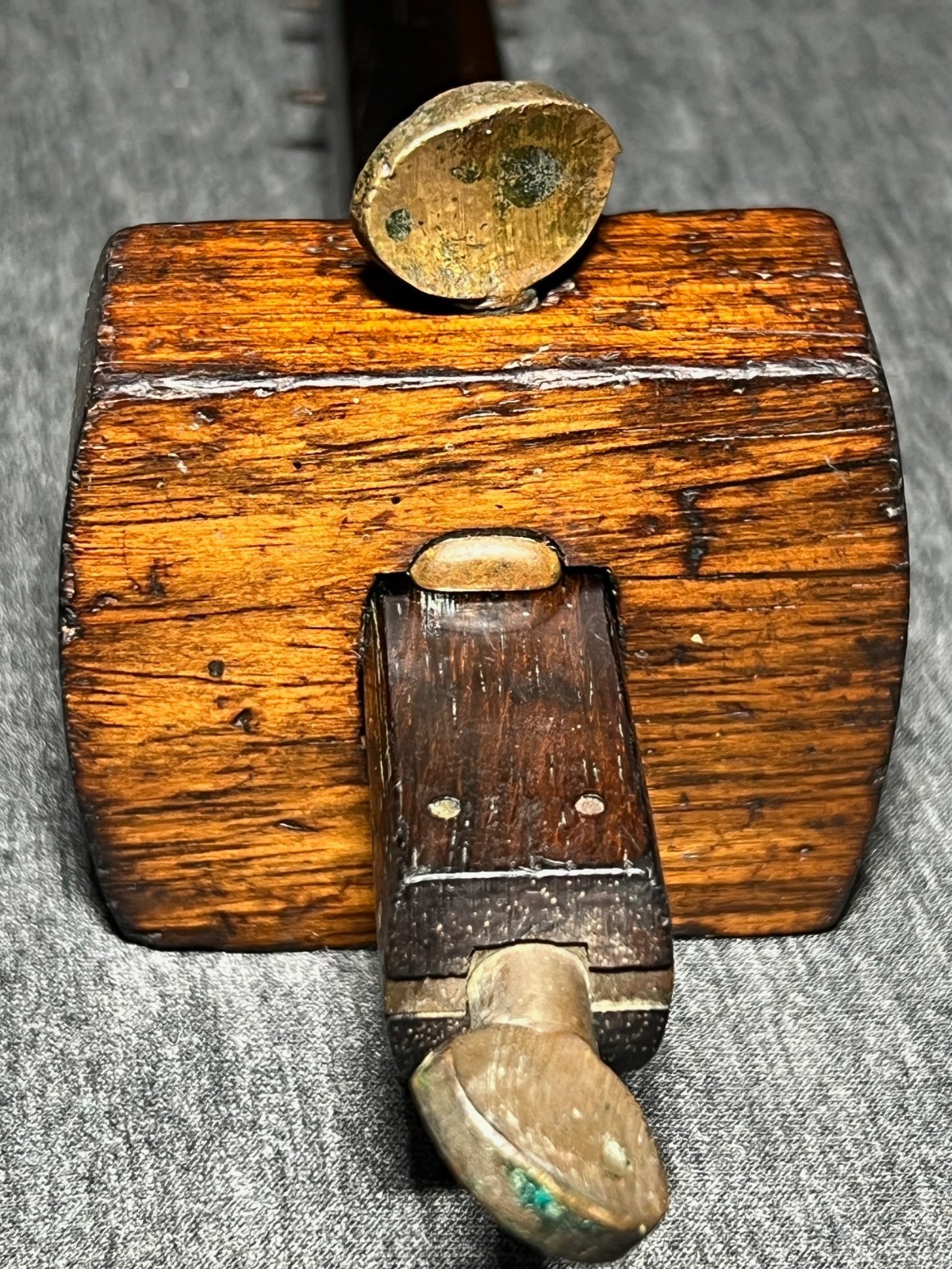 Antique Stanley No. 77 Mortise Gauge Rosewood and Brass