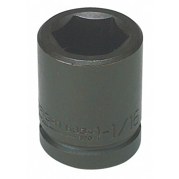 Wright Tool 3/4 in Drive  Socket Standard Socket, black oxide,1 5/8 in 6852