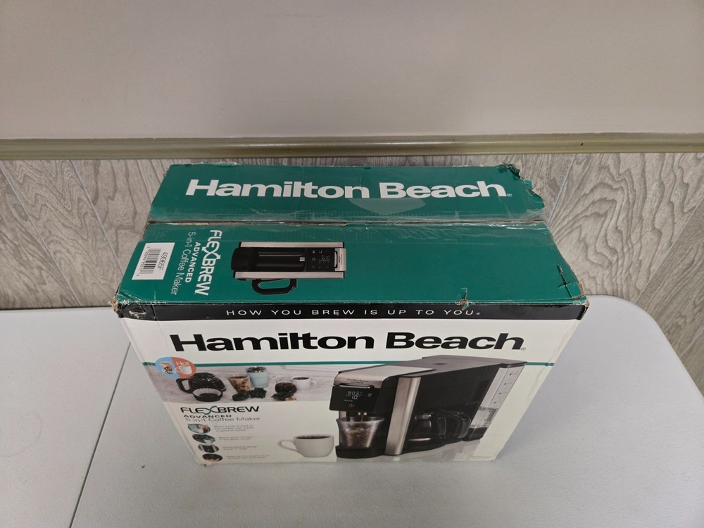 Hamilton Beach FlexBrew Advanced 12 Cup Drip & Single Serve Kcup Coffee Maker