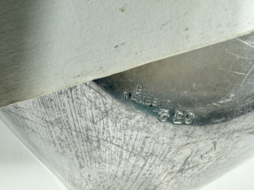 Nambe Chip & Dip Platter And Serving Dish (b92)