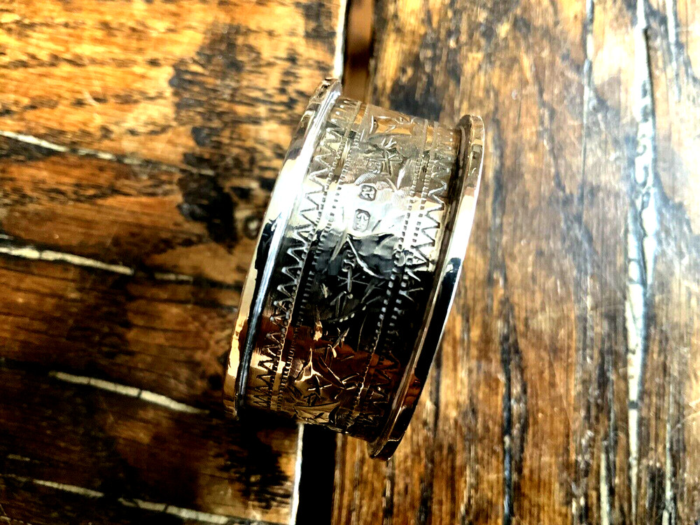 Antique Solid Silver Napkin Ring