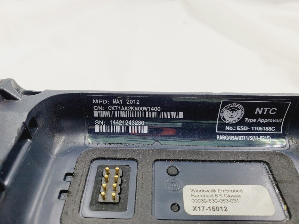 Intermec CK71 CK71AA2KN00W1400 Windows Mobile 2D Imager Barcode Scanner