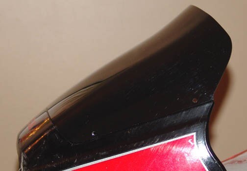 HONDA NIGHTHAWK CB700S WINDSCREEN/WINDSHIELD BLACK W/TRIM 84-86'