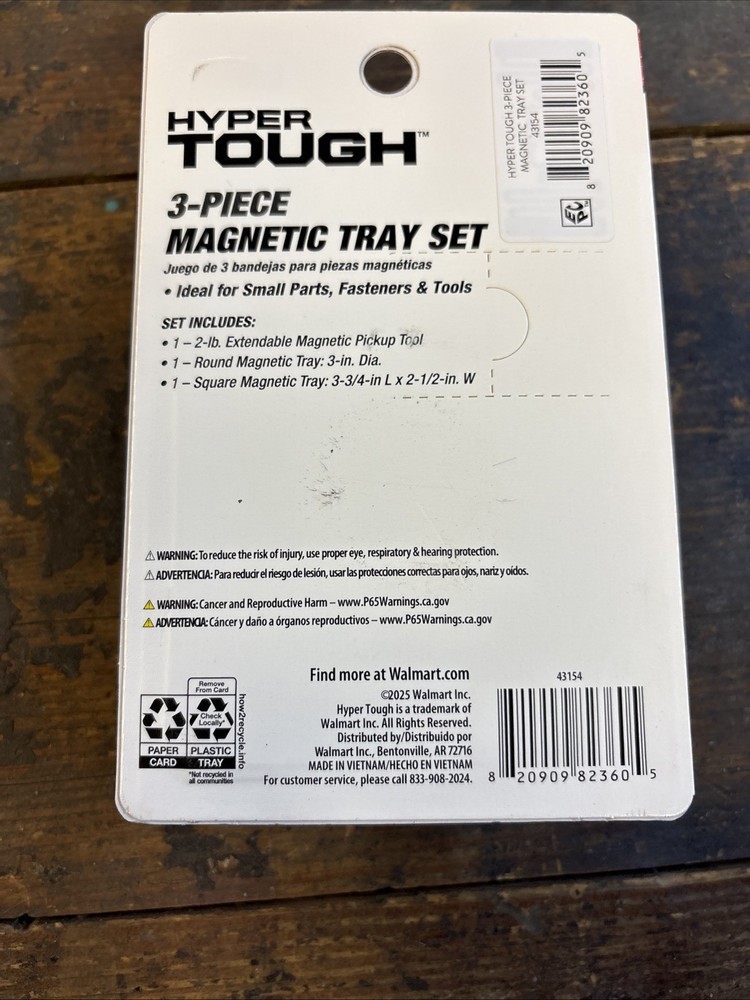 Hyper Tough 3-piece Magnetic Tray Set